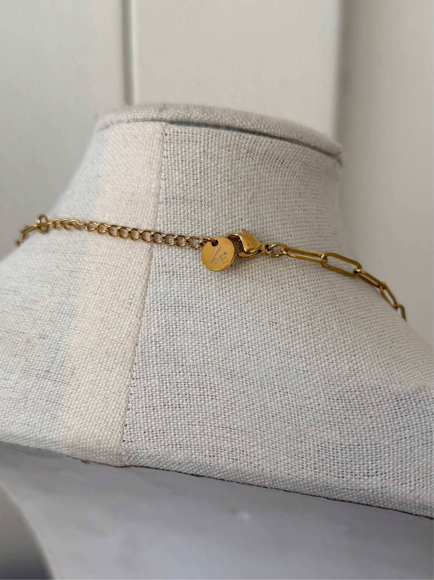 PAUSE Paperclip Necklace
