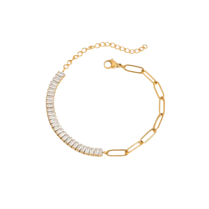 Paperclip | Baguette Bracelet