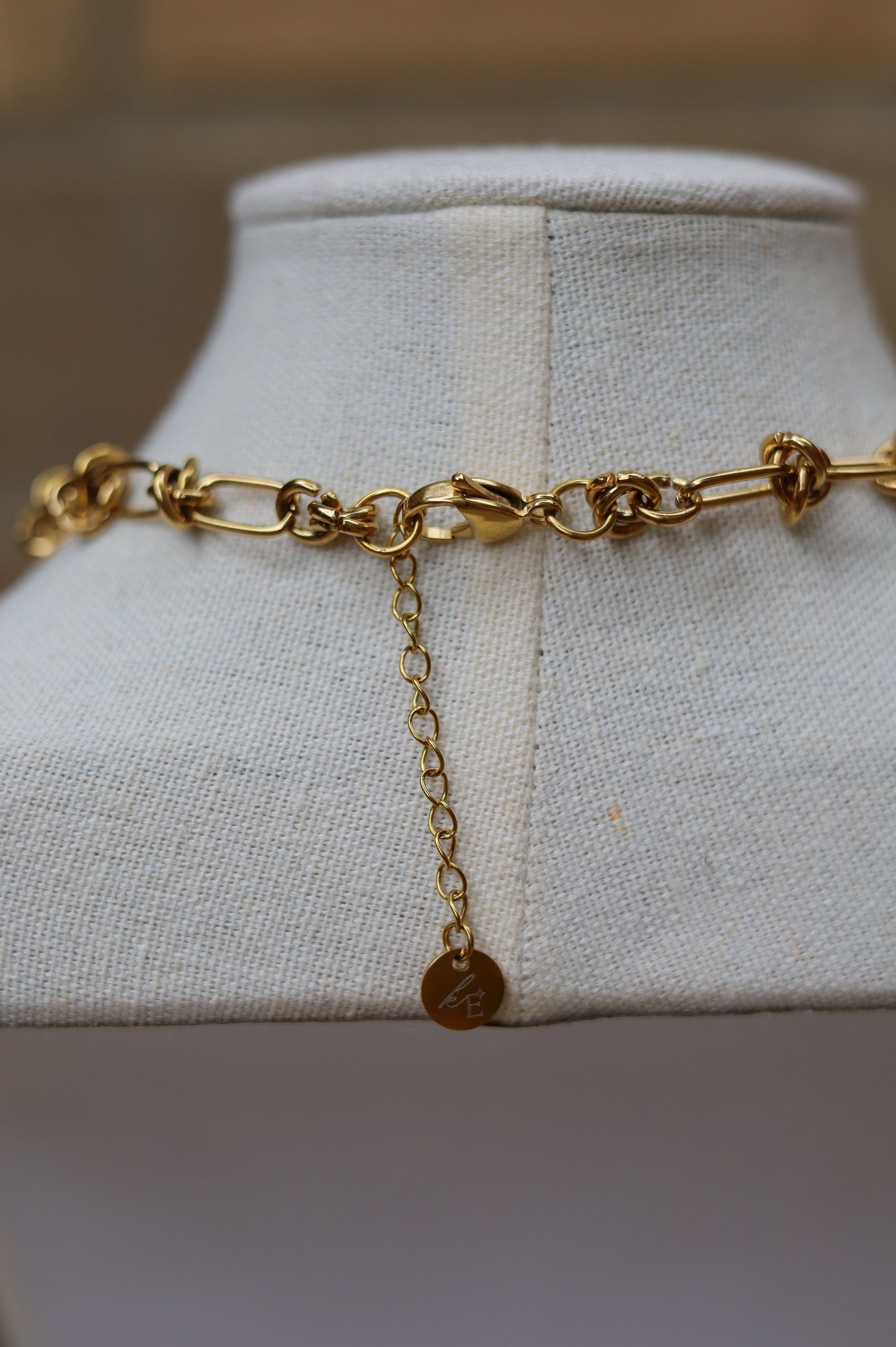 Vintage Knotted Coin Necklace