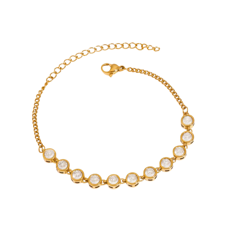 Rounded Tennis Bracelet