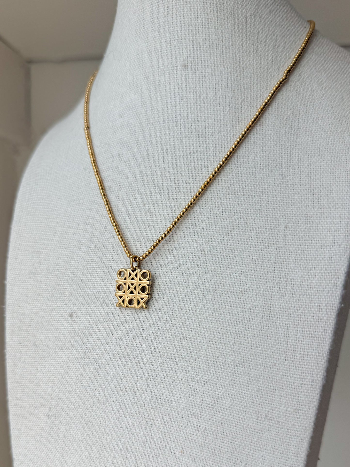 X’s & O’s Beaded Necklace