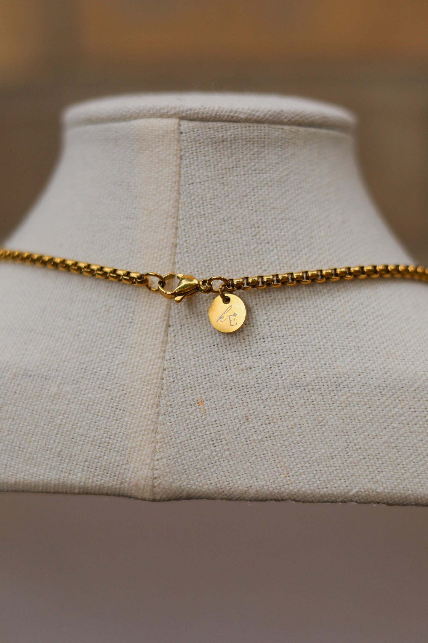 Vintage Four Stone Coin Necklace
