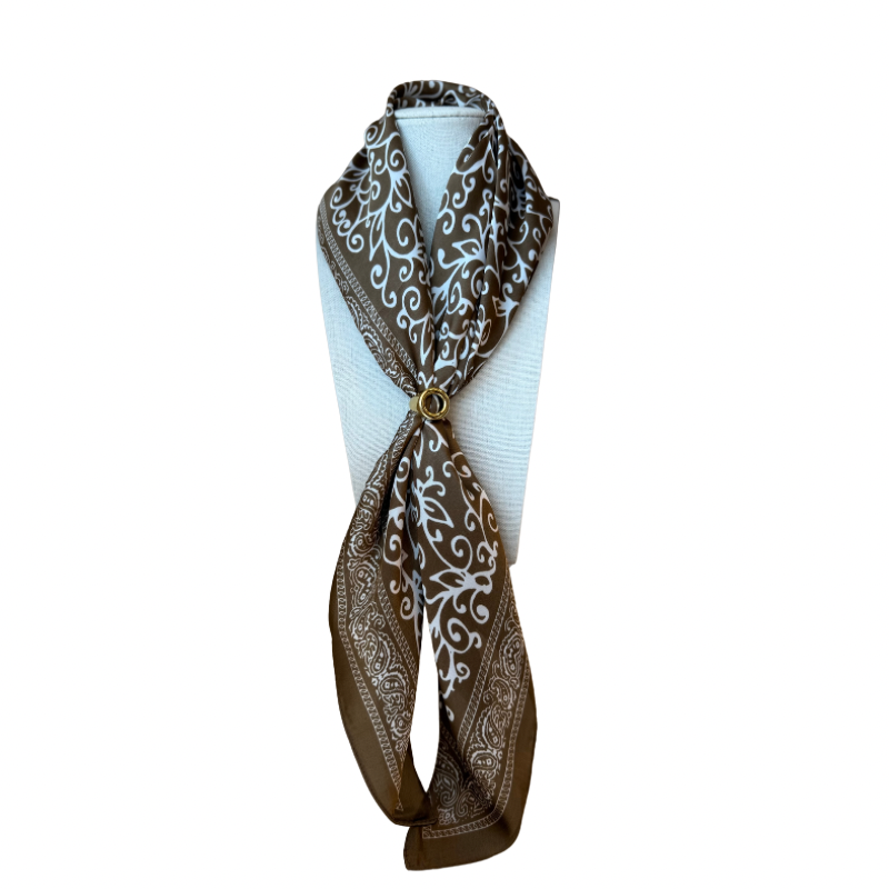 Bandana Scarf - Brown