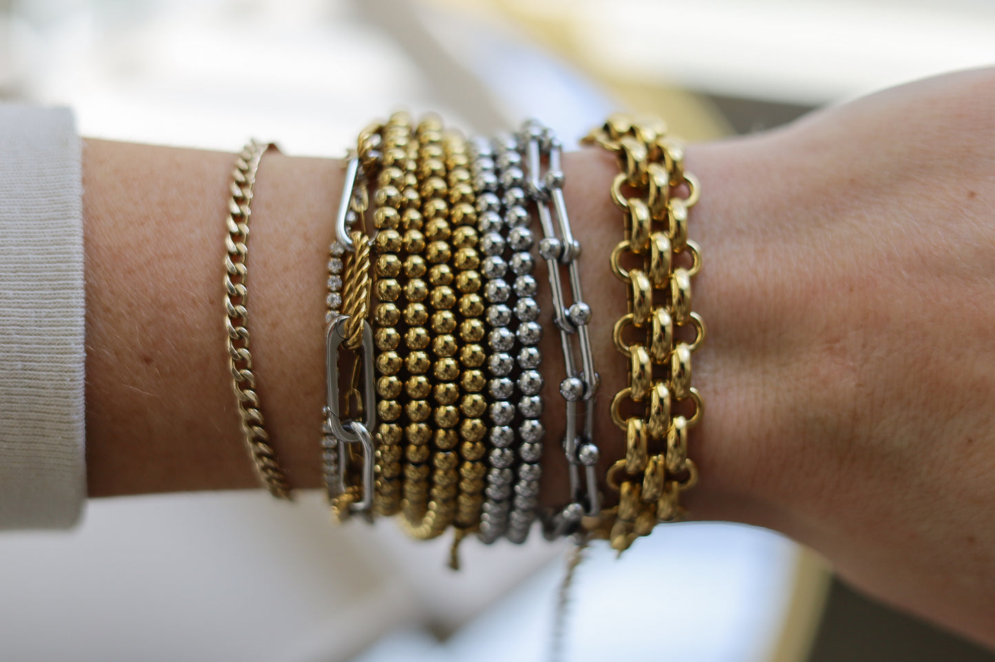 Two-Toned Twist Bracelet