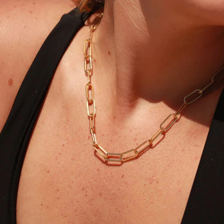 Jumbo Paperclip Necklace
