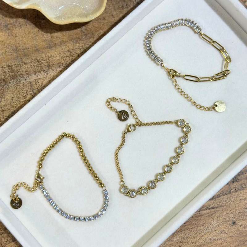 Rounded Tennis Bracelet