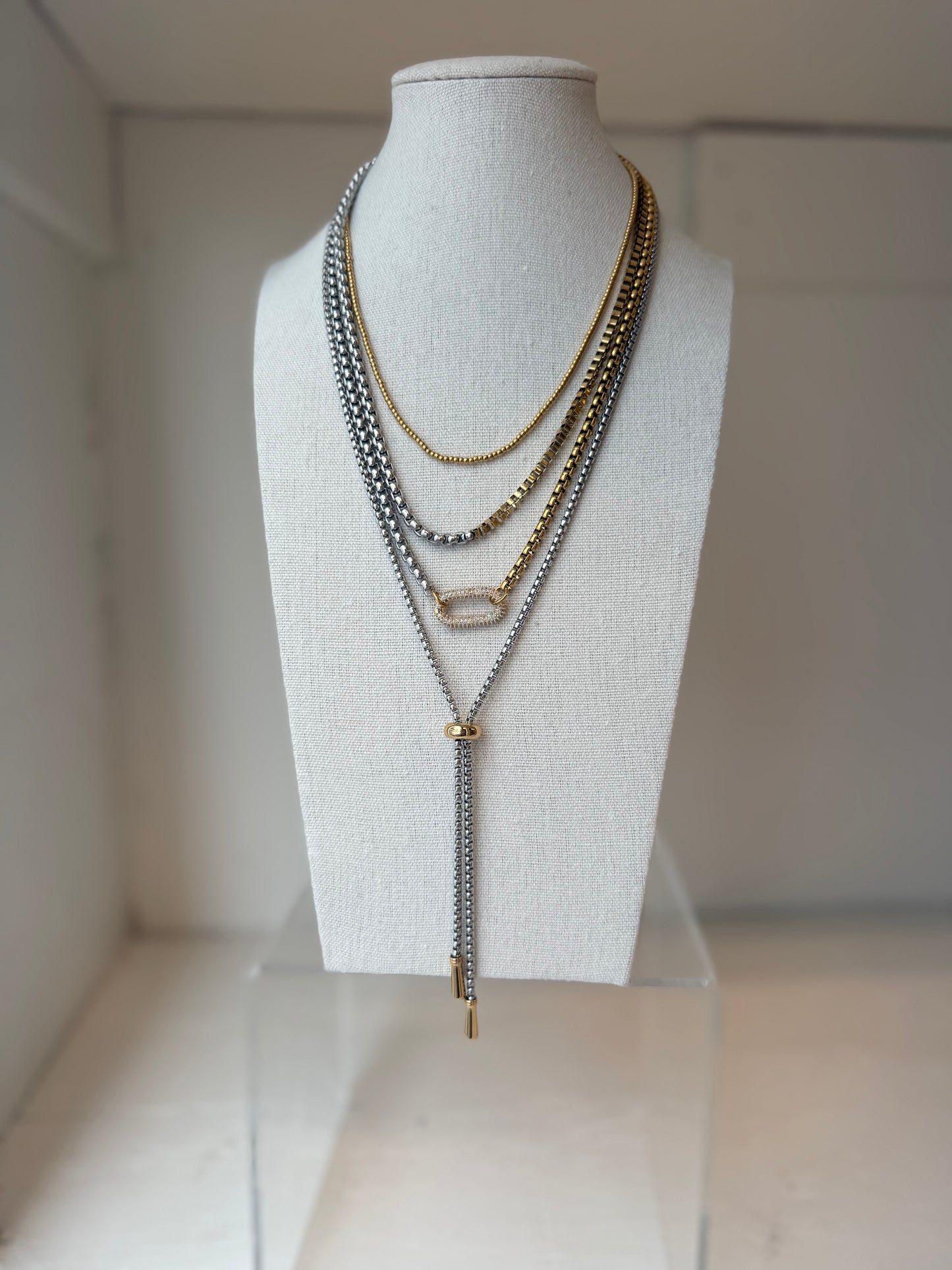 Two-Tone Box Chain