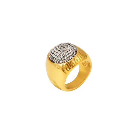 Two-Toned Pavé Ring