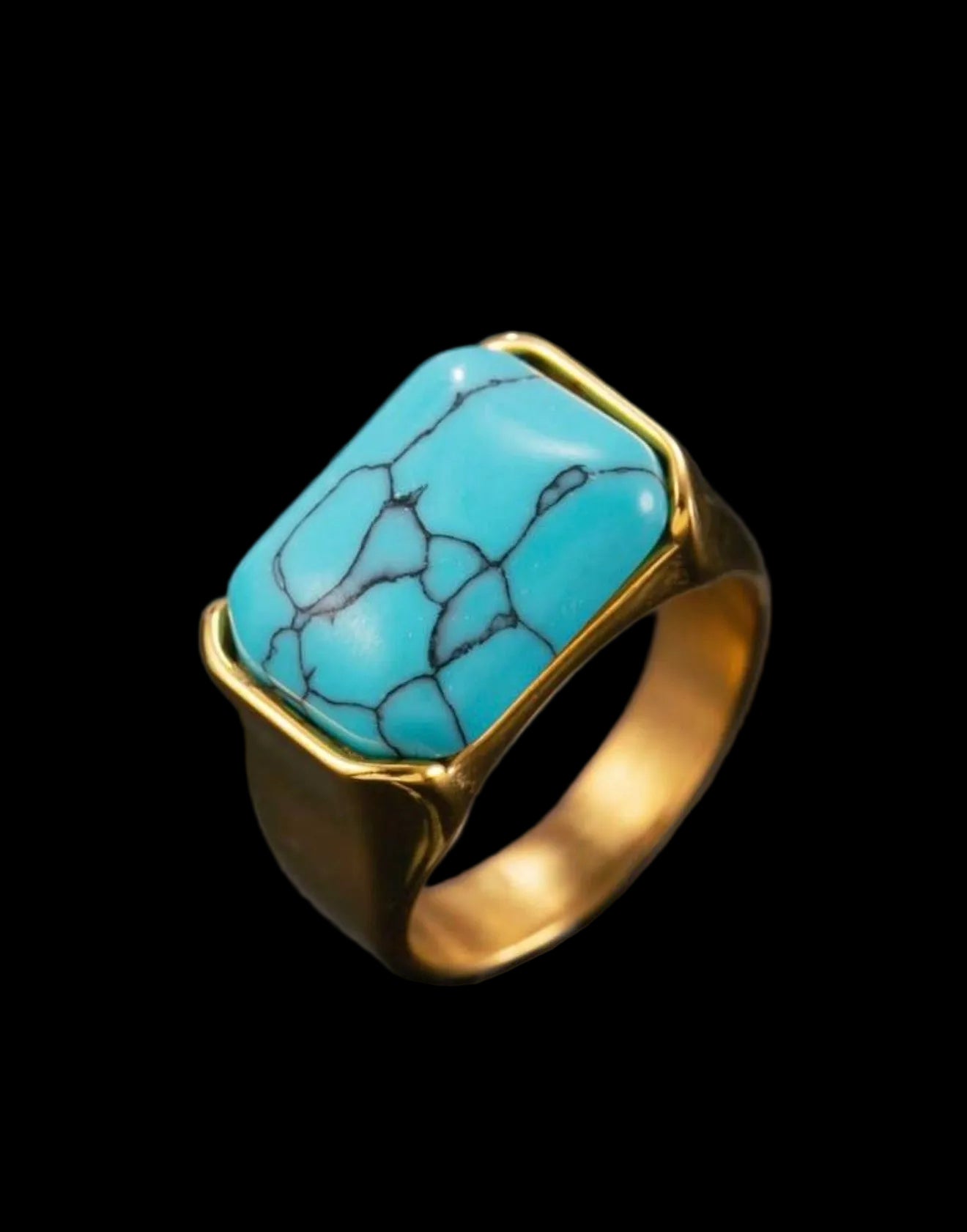 Turquoise Rock Ring