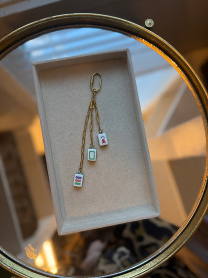Mahjong Tile Bag Charm