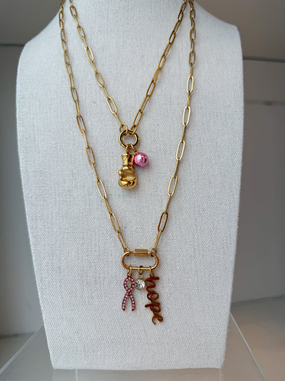Breast Cancer “Fighter” Necklace