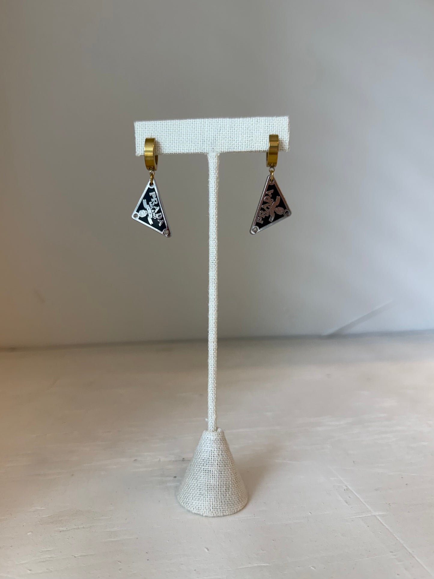 Mini Designer Triangle Earrings