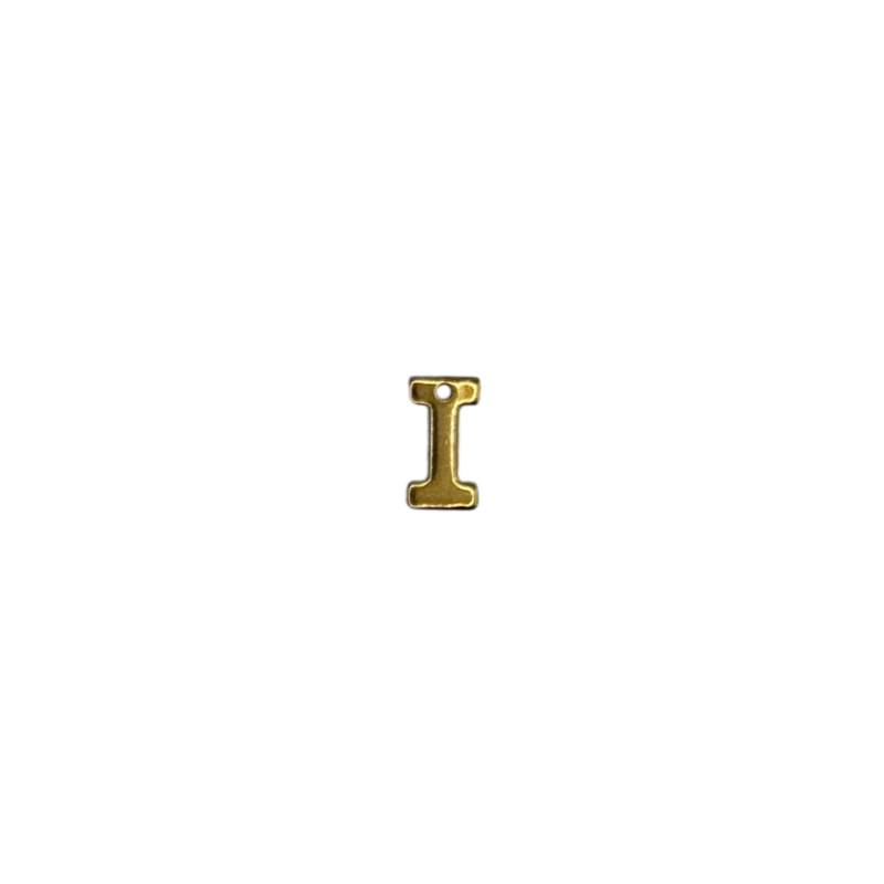 Flat Letter - I Gold