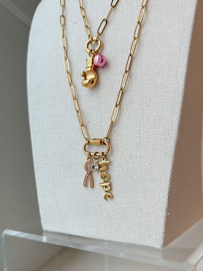 Breast Cancer Charm Keeper