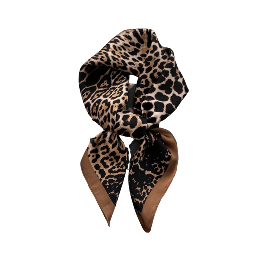 Animal Print Scarf - Black Cheetah