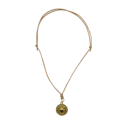 Khaki Cord with Compass