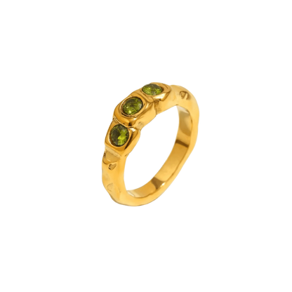 Olive Stone Ring