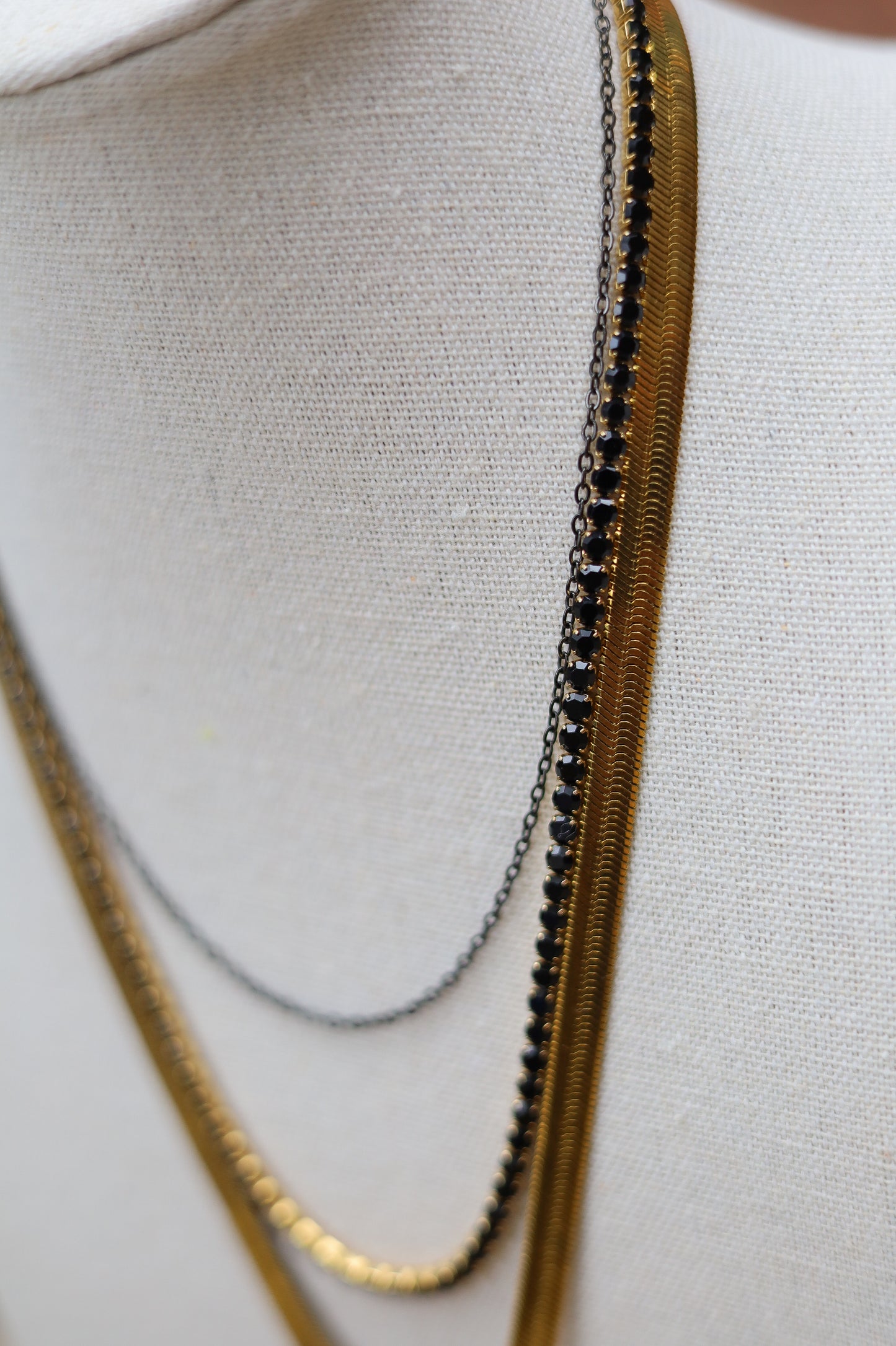 Vintage Black Necklace