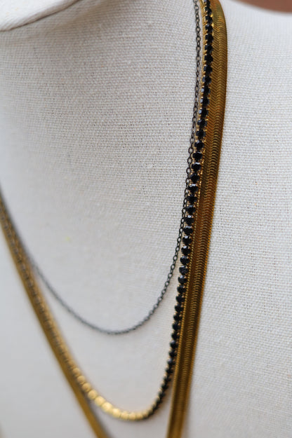 Vintage Black Necklace