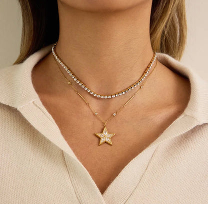 Star Stoned Necklace