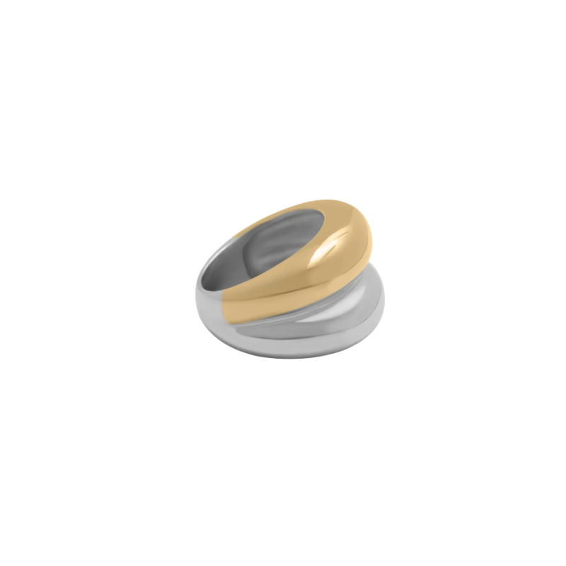 Two-Toned Layered Ring