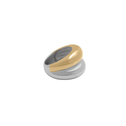 Two-Toned Layered Ring
