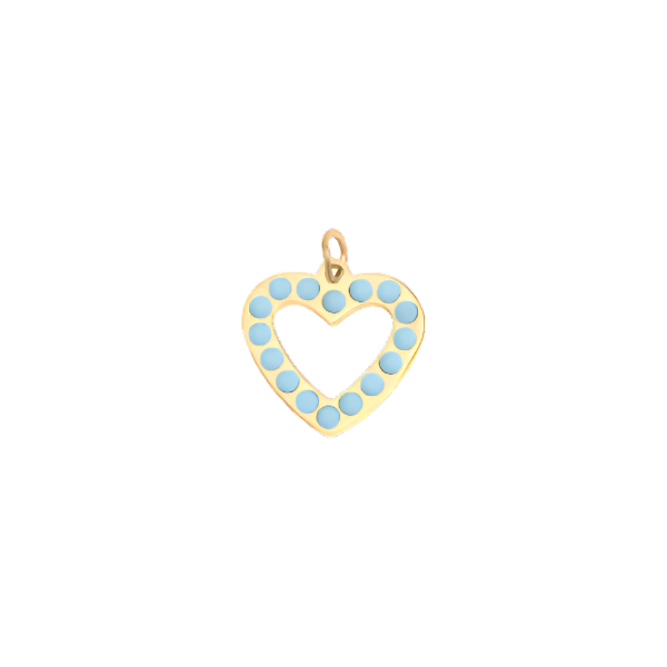 Turquoise Studded Heart