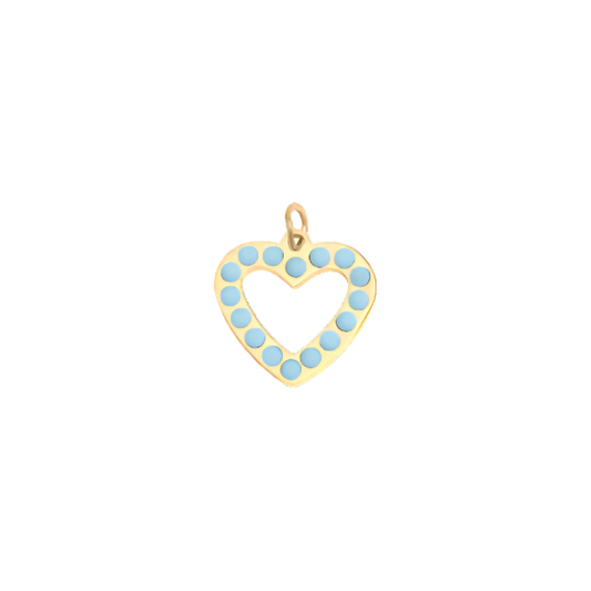Turquoise Studded Heart