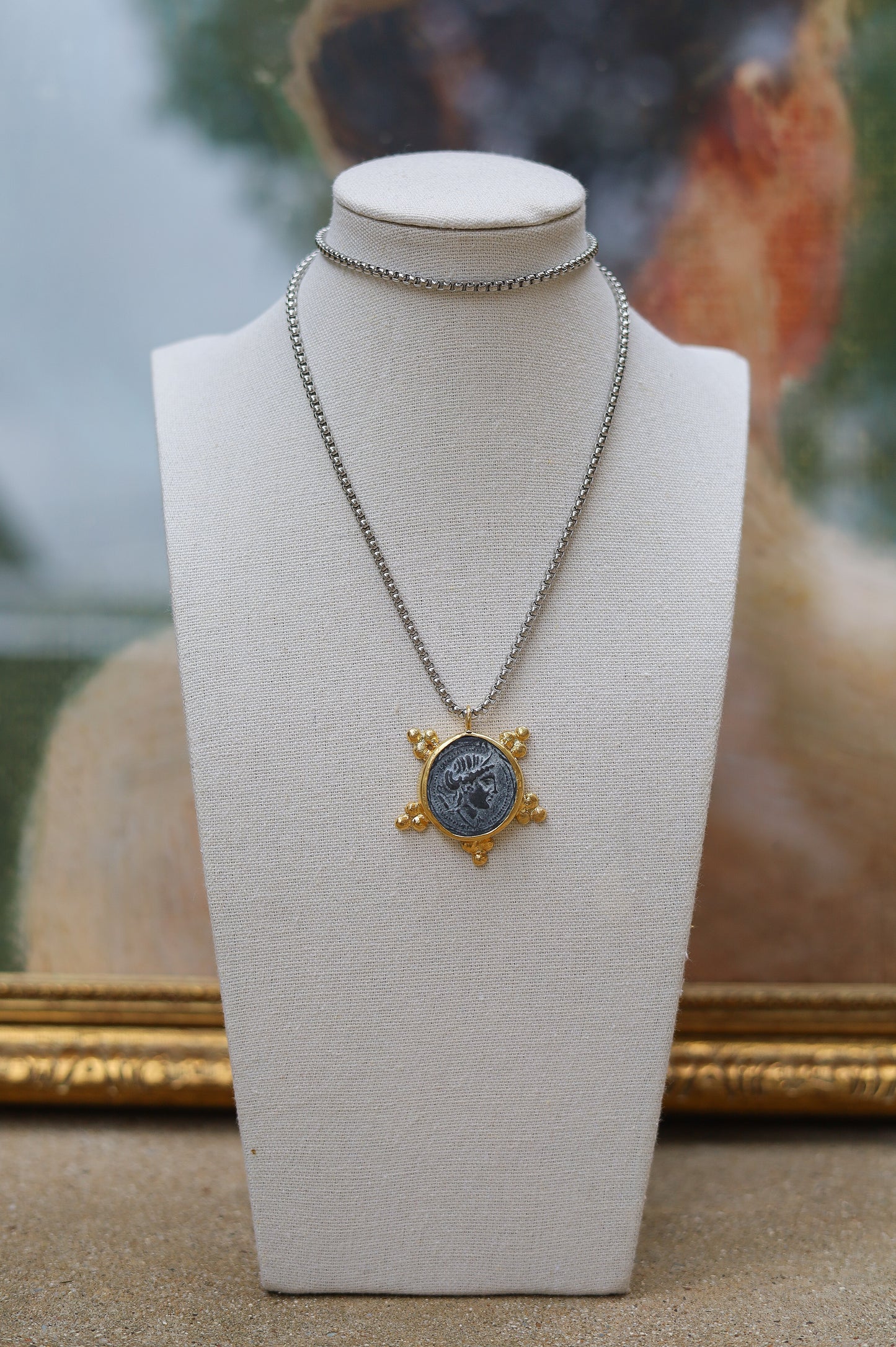 Vintage Box Necklace