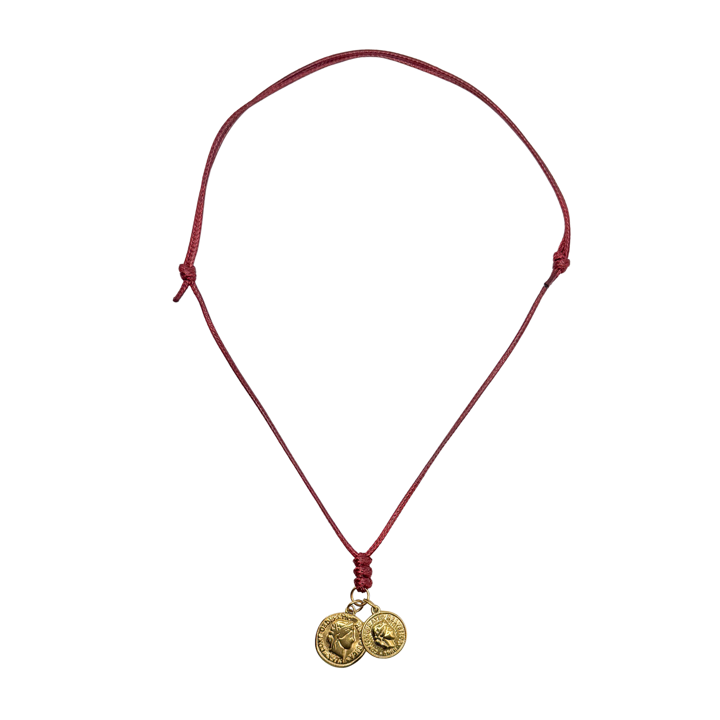Oxblood Cord with Coins