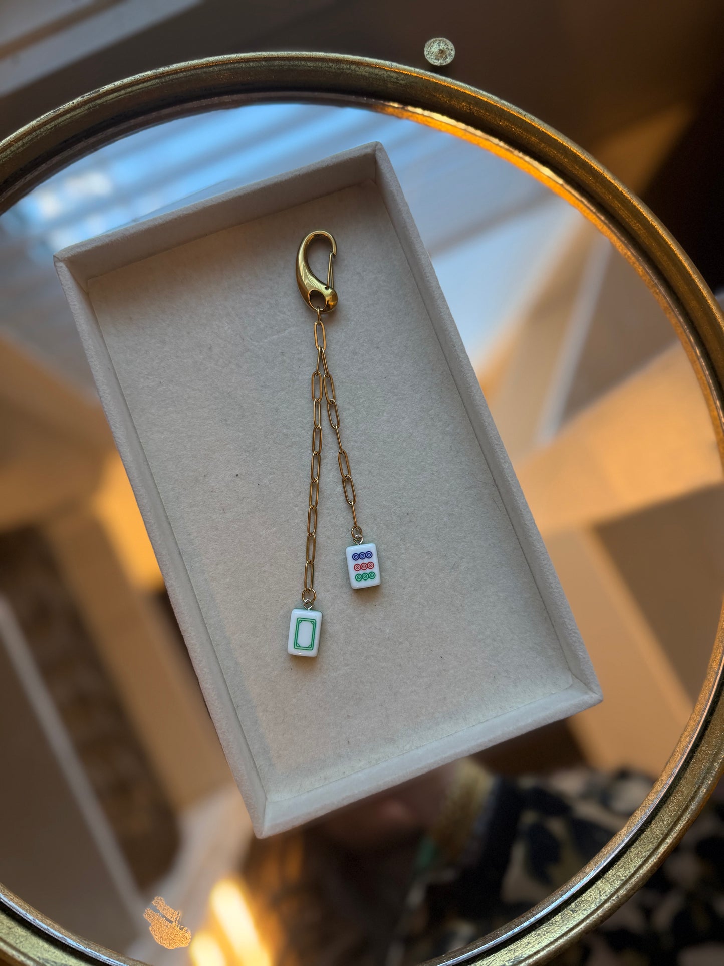 Mahjong Tile Bag Charm