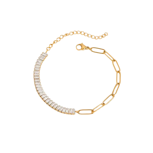Paperclip | Baguette Bracelet