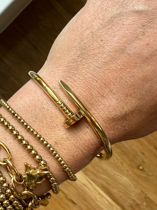 Floral Nail Bangle