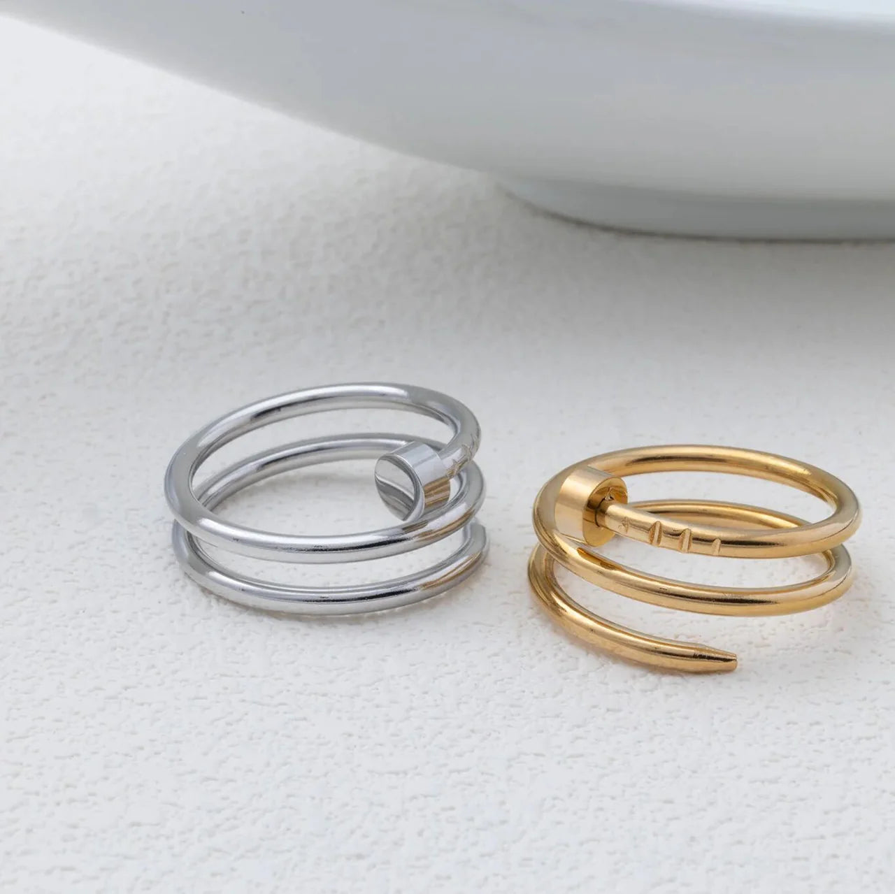 Spiral Nail Ring