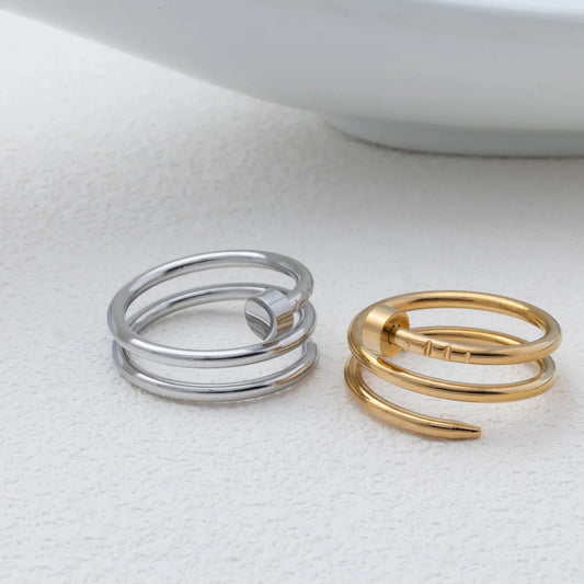 Spiral Nail Ring
