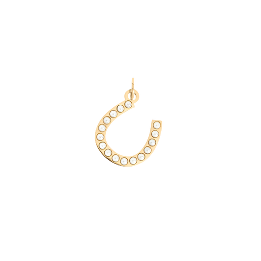 Pearl Studded Horseshoe