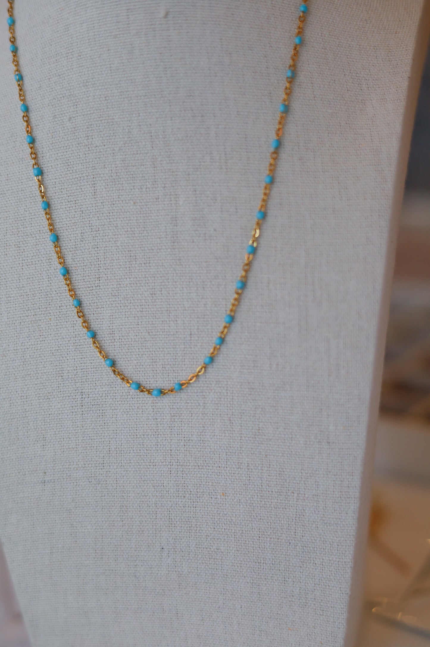 Turquoise Confetti Necklace