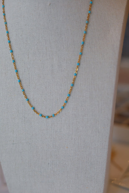 Turquoise Confetti Necklace