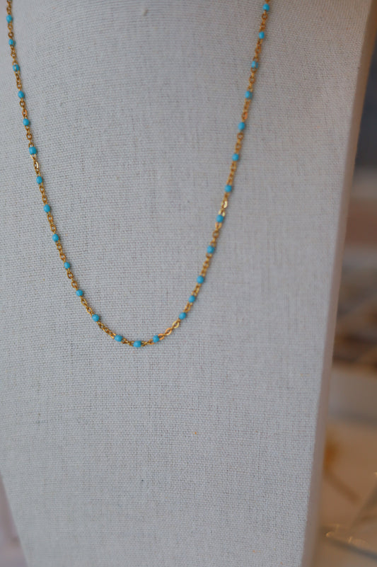 Turquoise Confetti Necklace