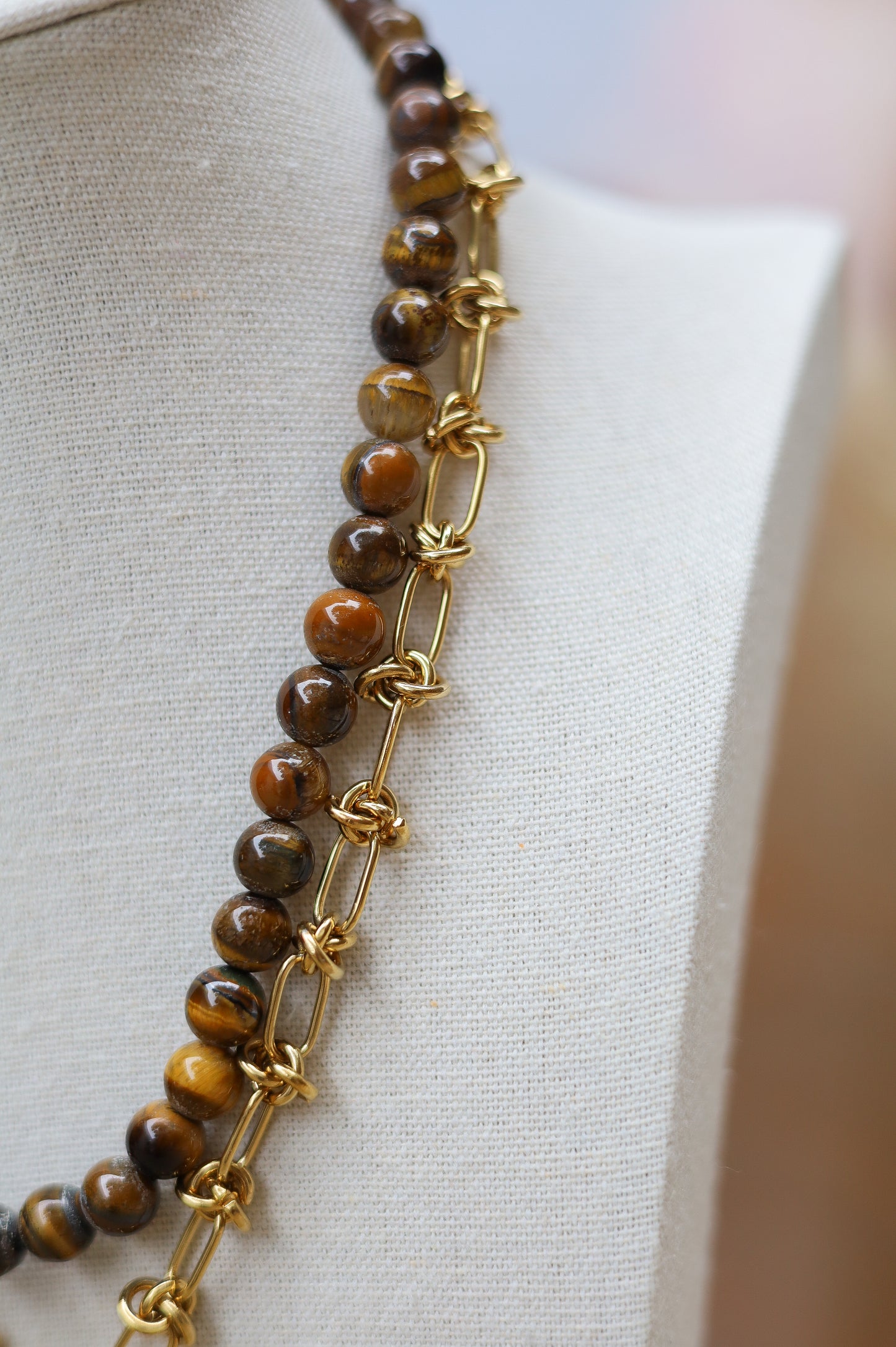Vintage Tiger’s Eye Necklace