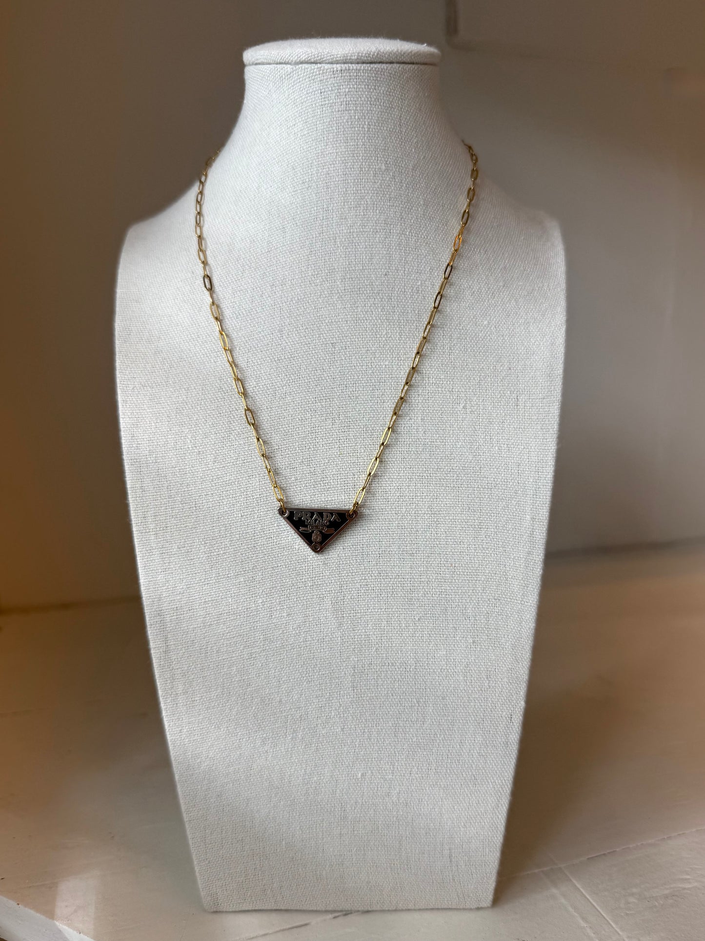 Mini Designer Triangle Necklace