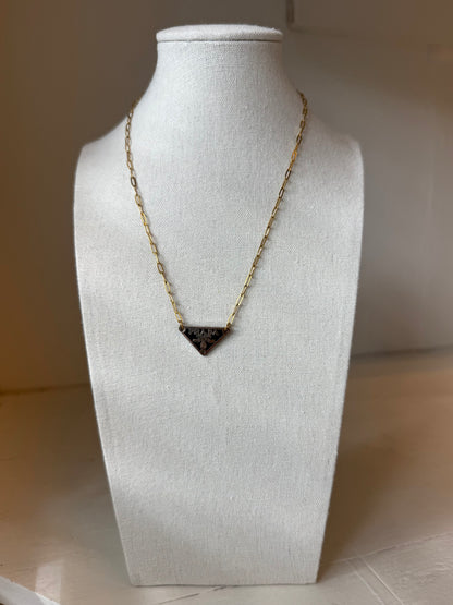 Mini Designer Triangle Necklace