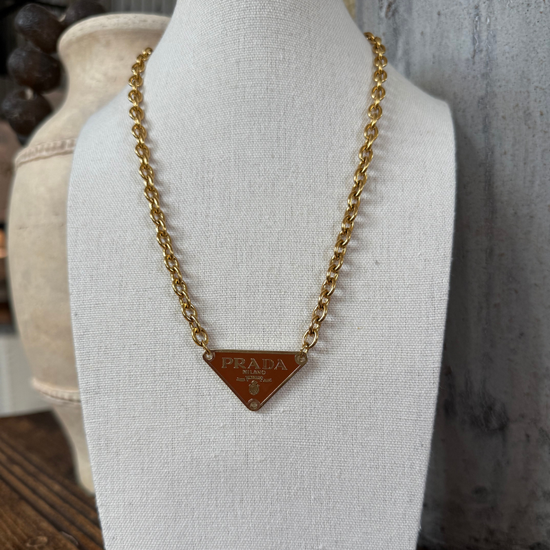 Triangle Designer Pendant Necklace