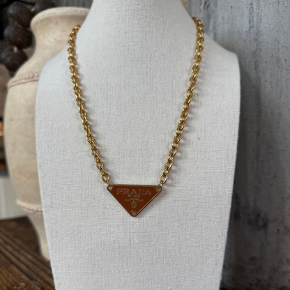 Triangle Designer Pendant Necklace