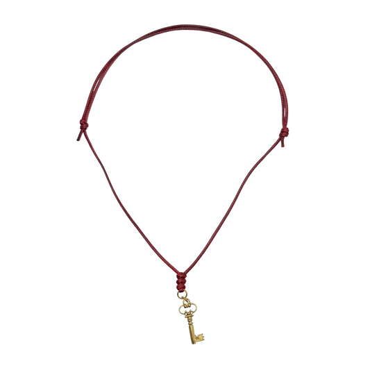 Oxblood Cord with Key