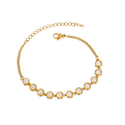 Rounded Tennis Bracelet