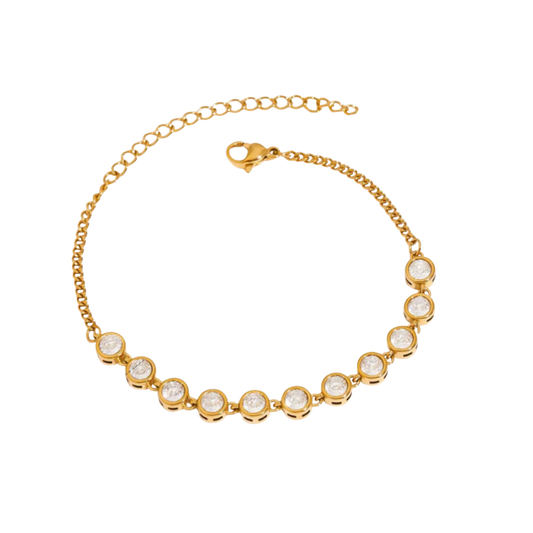 Rounded Tennis Bracelet