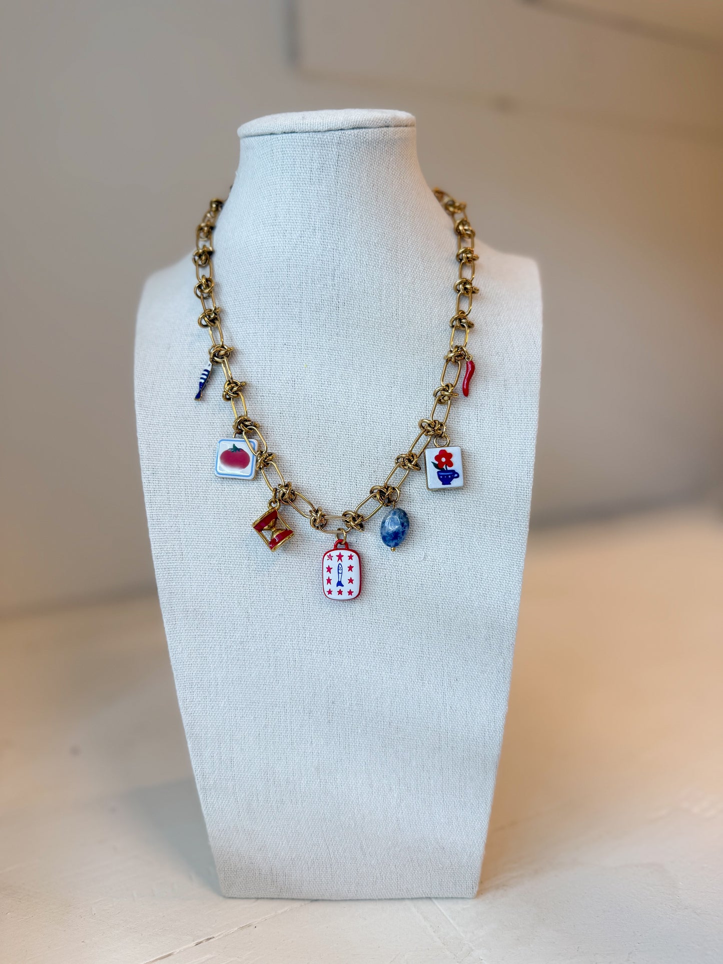 Knotted Americana Necklace 1