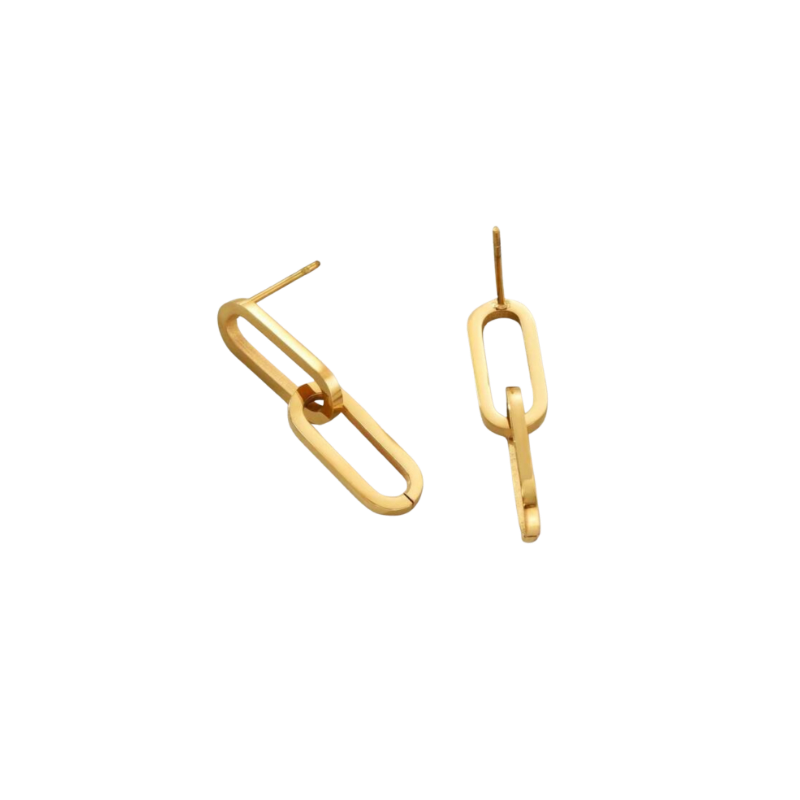 Chunky Paperclip Studs