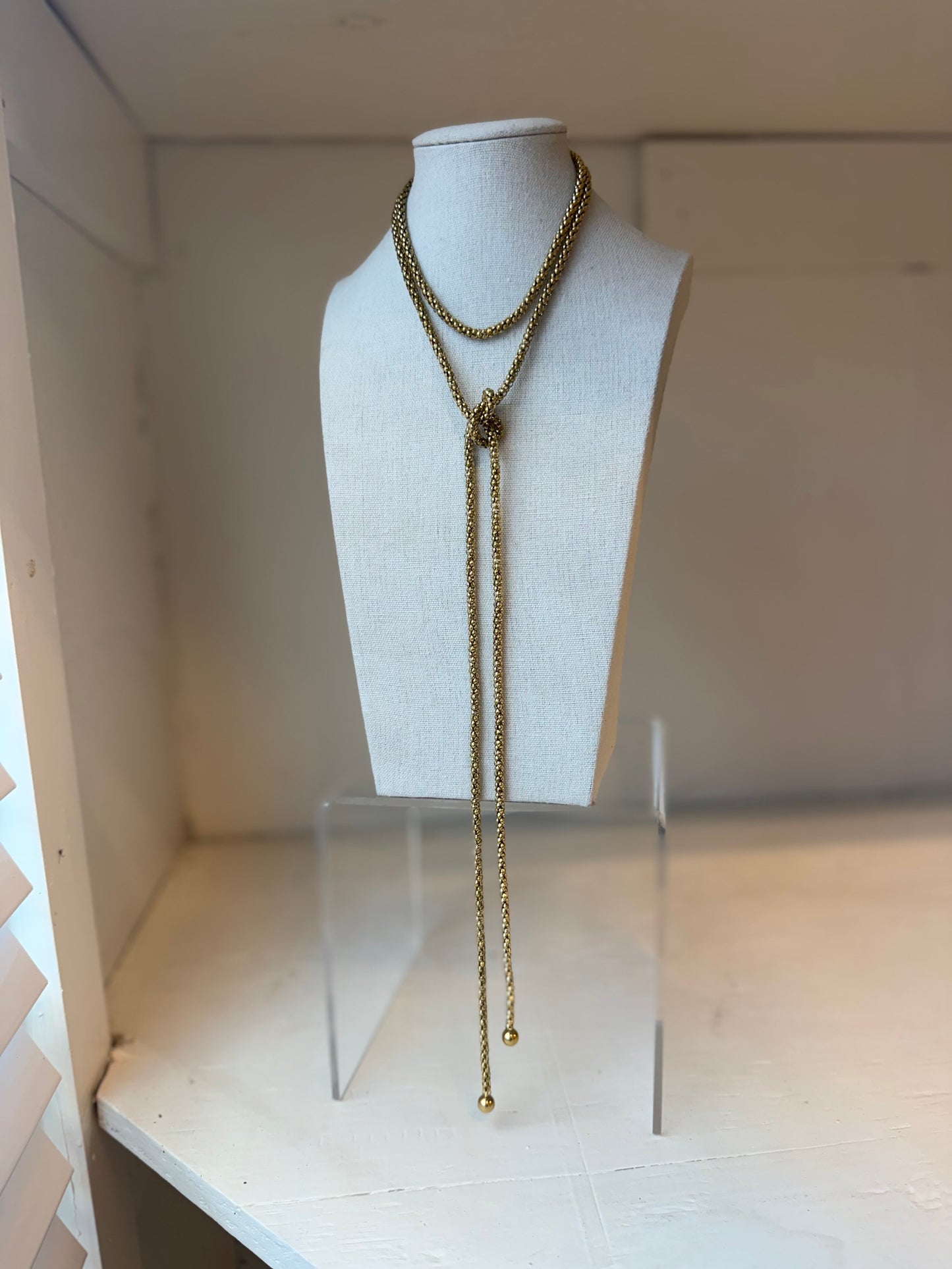 Long Wrap Necklace